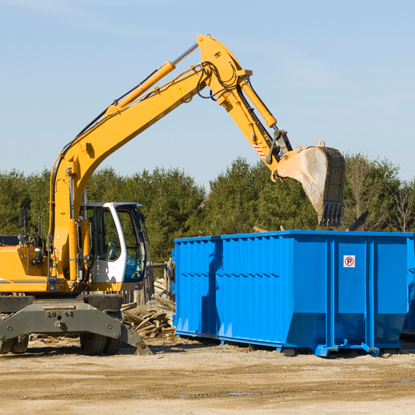 are there any additional fees associated with a residential dumpster rental in Blakeslee